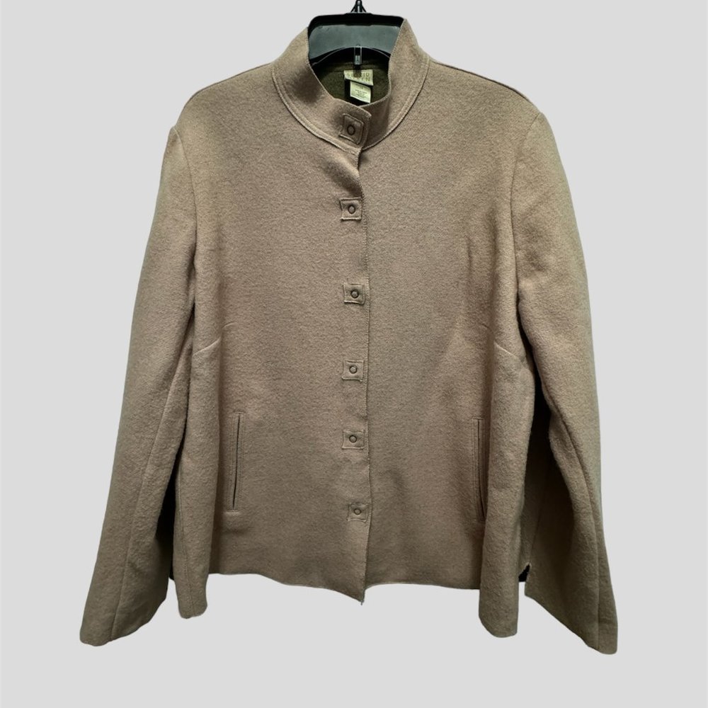 Sigrid Olsen size 1X pink button down jacket